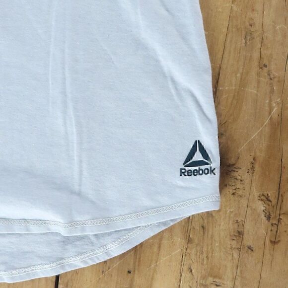 REEBOK LIGHT GREY SPLIT BACK TANK TOP SIZE SMALL - Picture 3 of 5